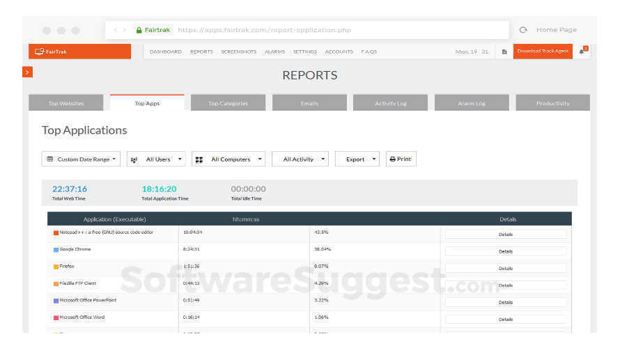 FairTrak Screenshot1